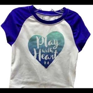 Under Armour graphic baby tee.